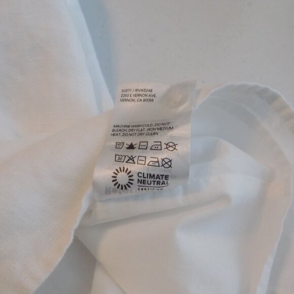 Reformation Jessi White Linen Mini Dress - Picture 9 of 10